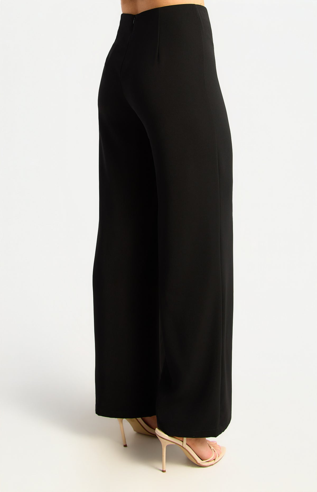 Lina Wide Leg Pants - Black