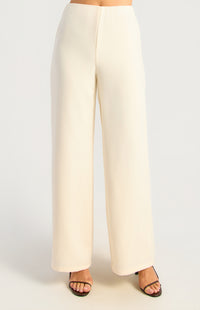 Lina Wide Leg Pants - Bone