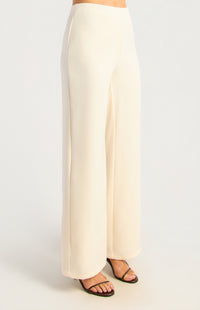Lina Wide Leg Pants - Bone