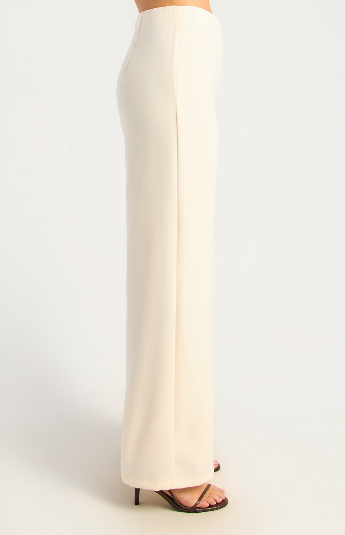 Lina Wide Leg Pants - Bone
