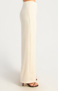 Lina Wide Leg Pants - Bone