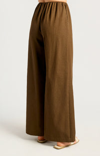 Charpelle Wide Leg Pants - Espresso