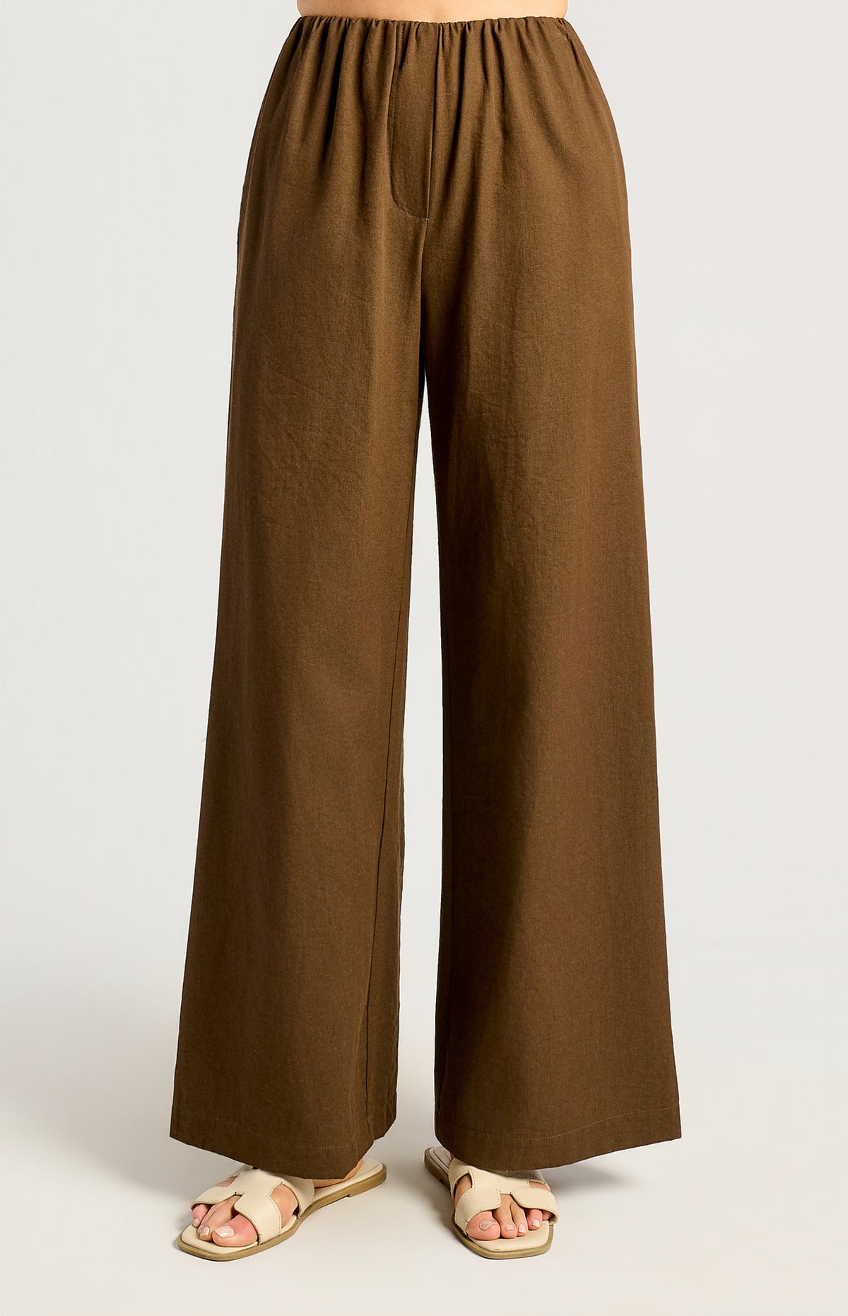 Charpelle Wide Leg Pants - Espresso