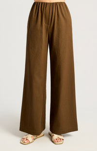 Charpelle Wide Leg Pants - Espresso
