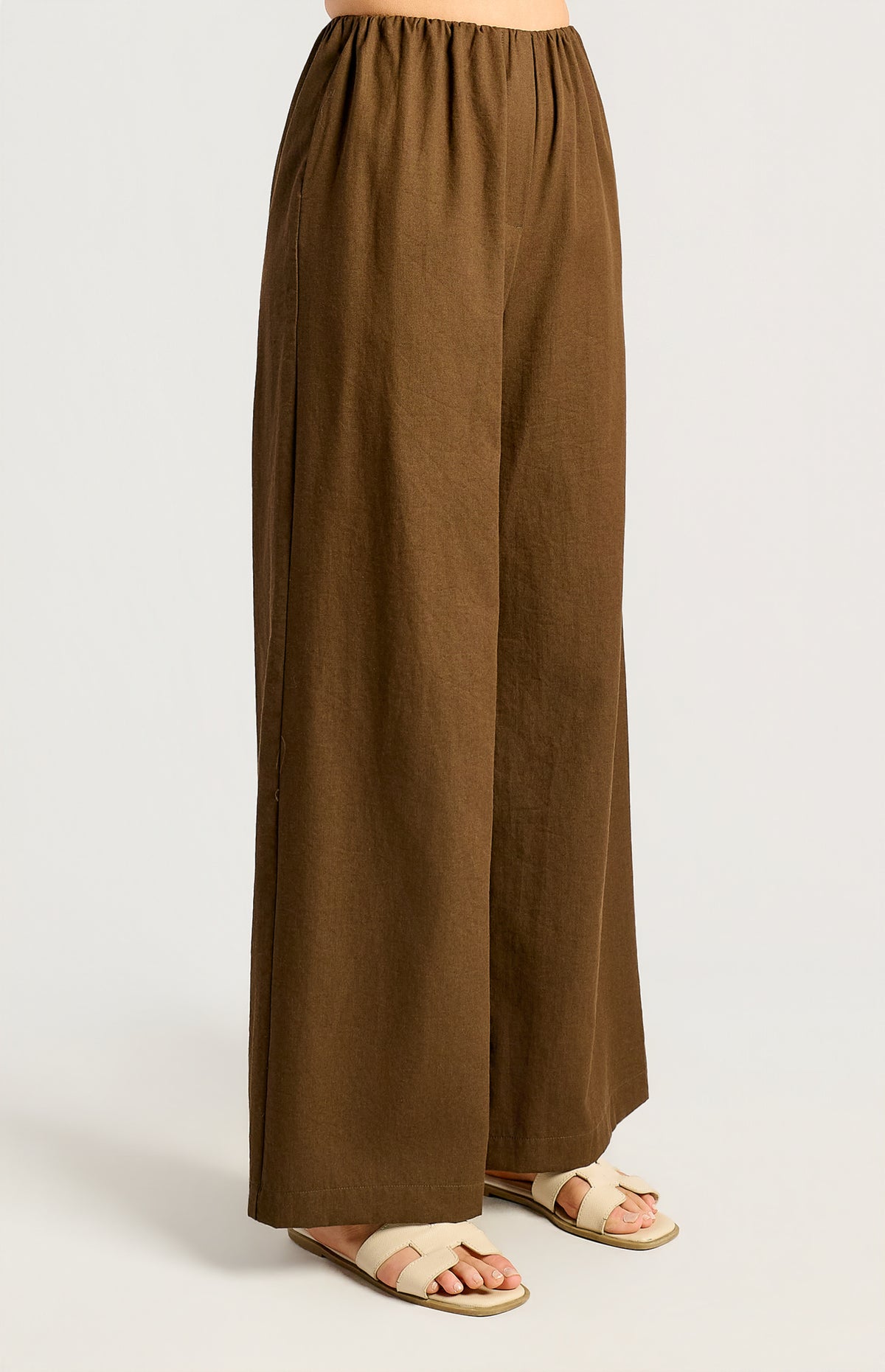 Charpelle Wide Leg Pants - Espresso