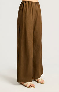 Charpelle Wide Leg Pants - Espresso