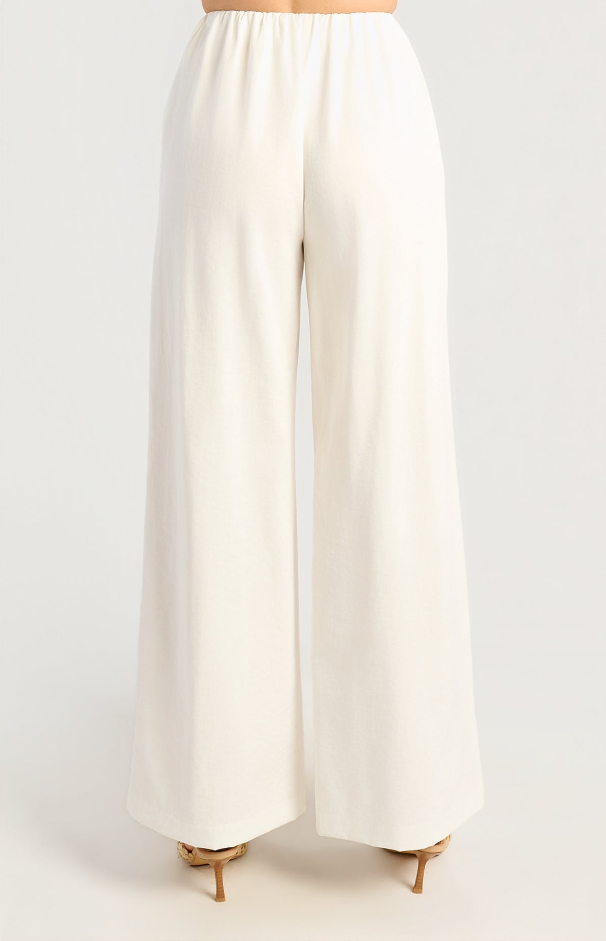Charpelle Wide Leg Pants - White