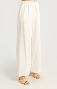 Charpelle Wide Leg Pants - White