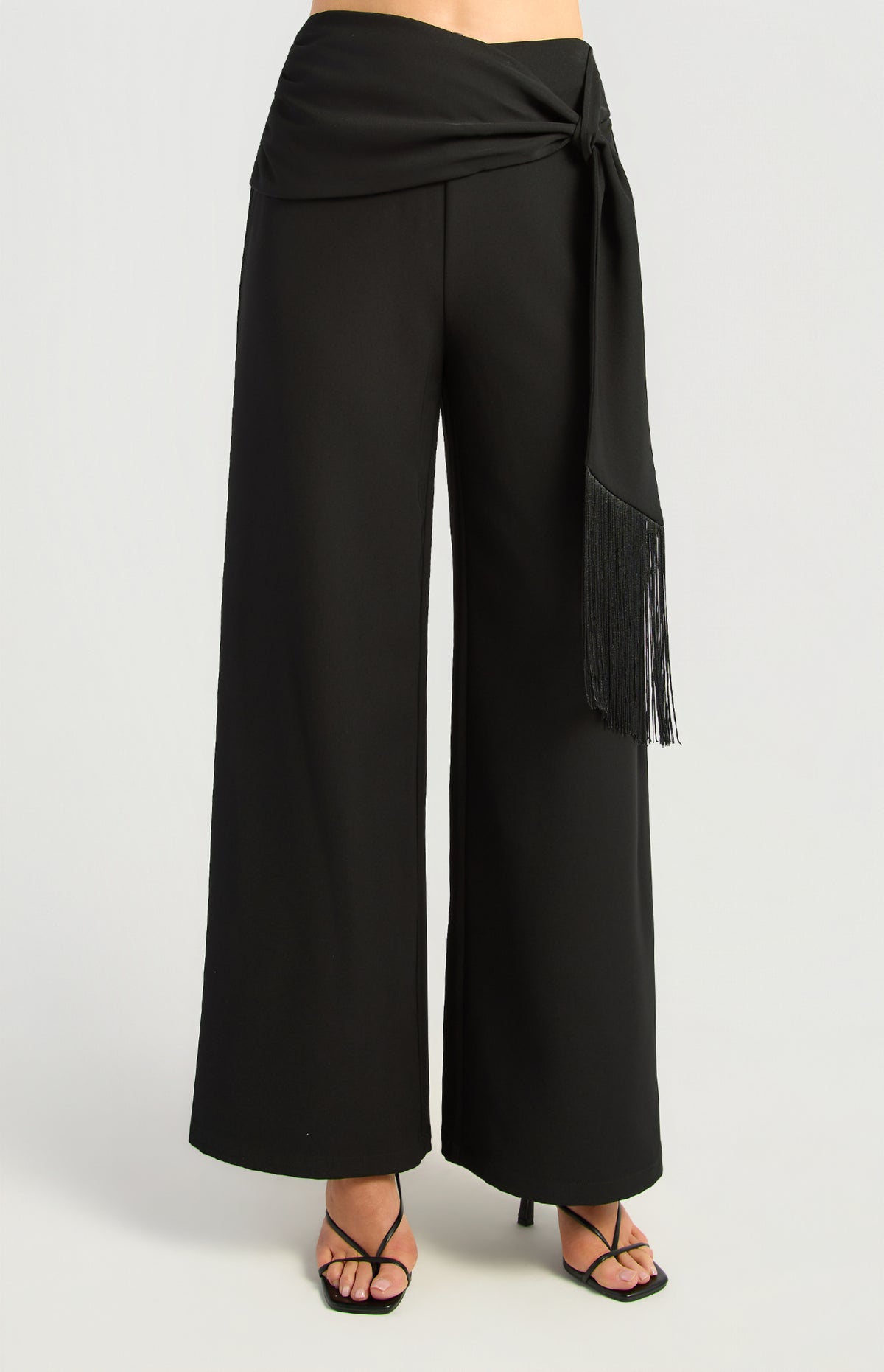 Nyah Wide Leg Pants - Black