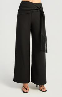 Nyah Wide Leg Pants - Black