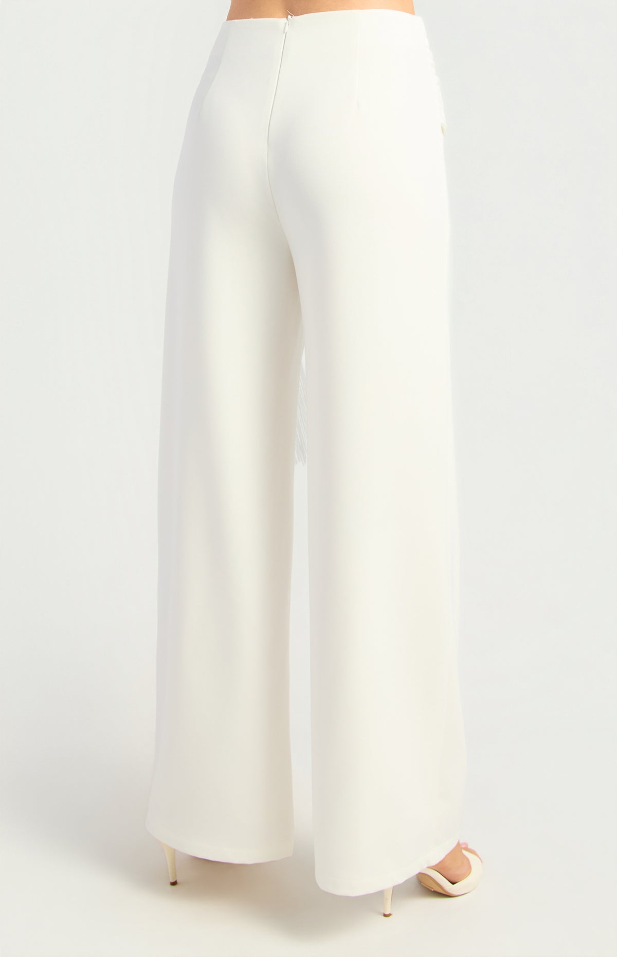 Nyah Wide Leg Pants - White