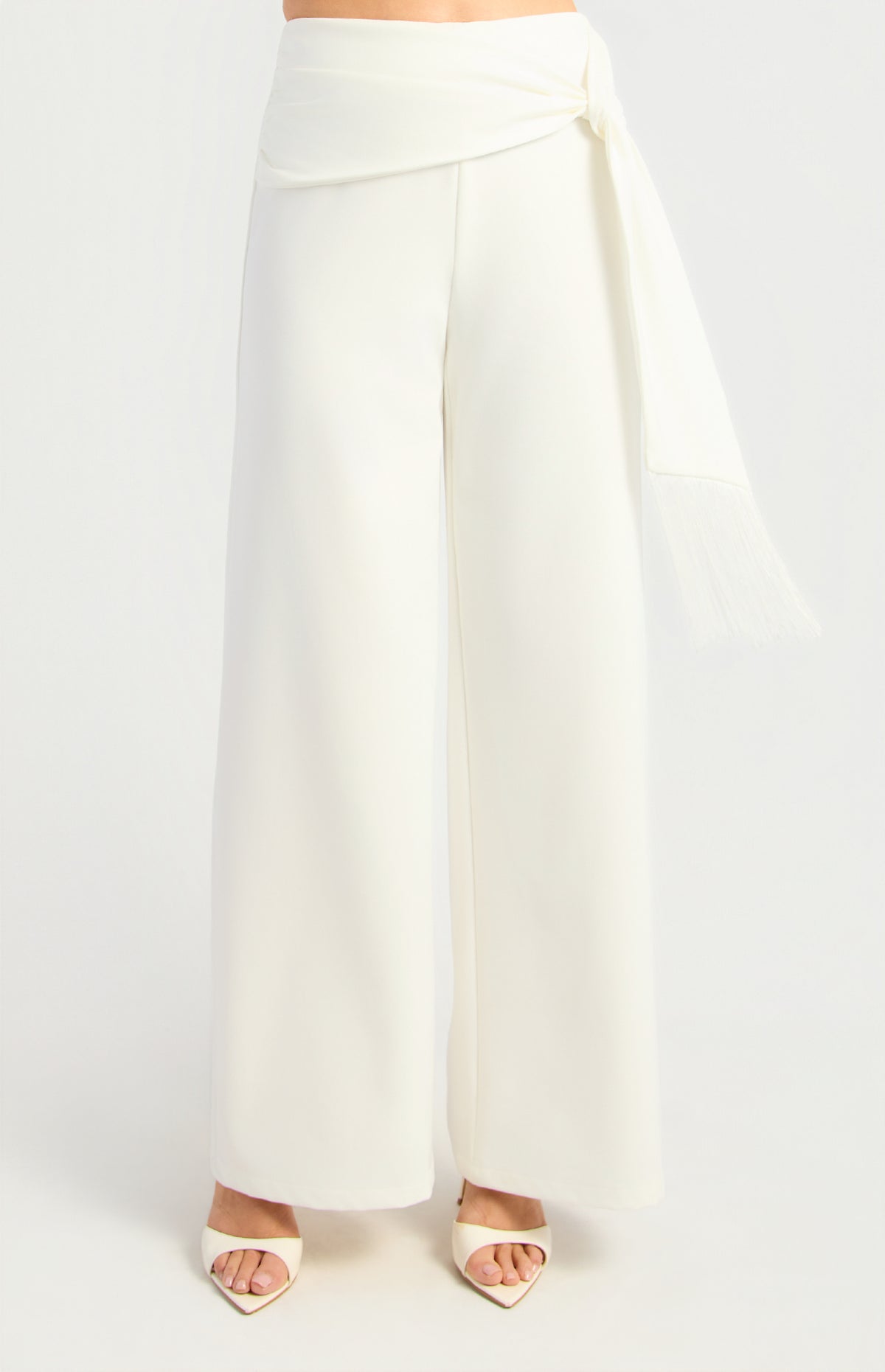 Nyah Wide Leg Pants - White