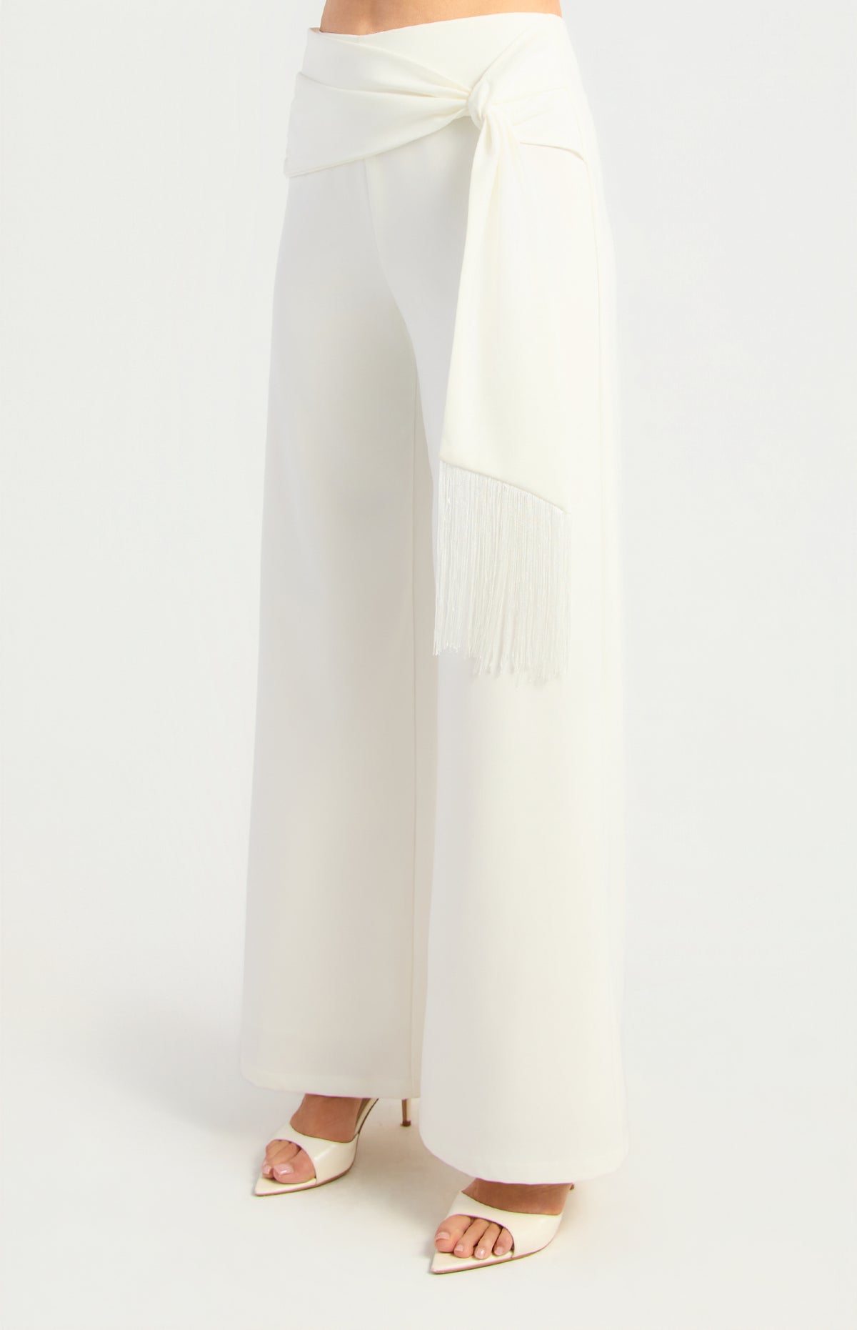 Nyah Wide Leg Pants - White