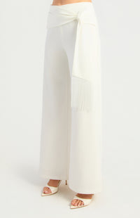 Nyah Wide Leg Pants - White