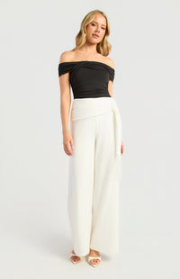Nyah Wide Leg Pants - White