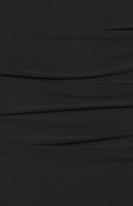Avida Sleeveless Top & Maxi Skirt Set - Black