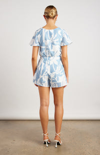 Madrid Top & Shorts Set - Pale Blue