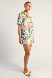 Fiesta Shirt & Skirt Set - Multi