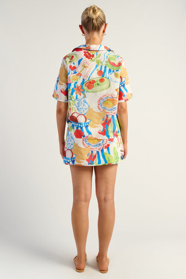 Fiesta Shirt & Skirt Set - Multi