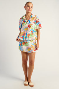 Fiesta Shirt & Skirt Set - Multi