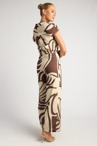 Chapel Top & Pants Set - Espresso