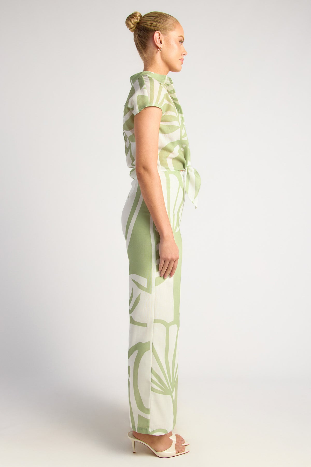 Chapel Top & Pants Set - Sage