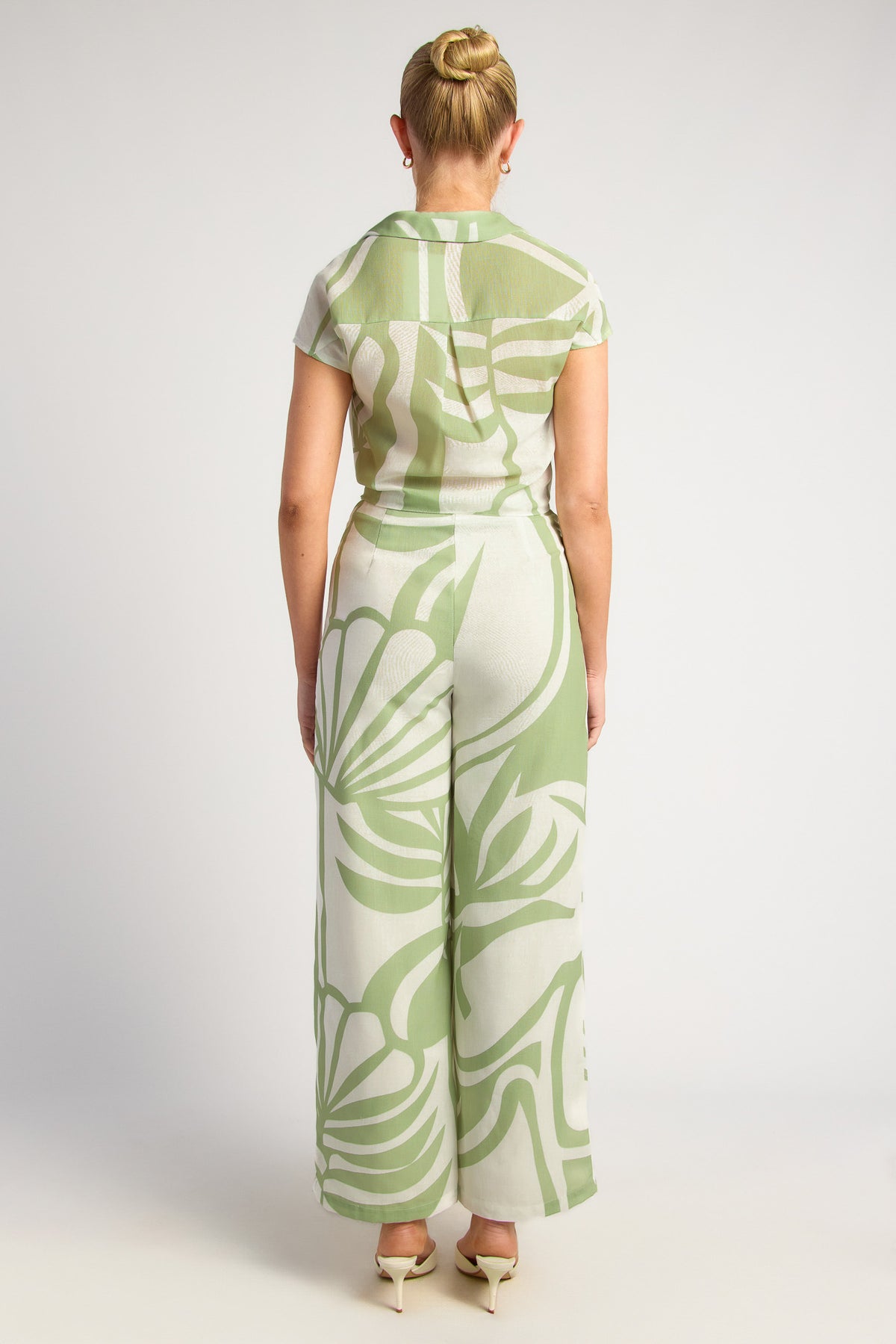 Chapel Top & Pants Set - Sage