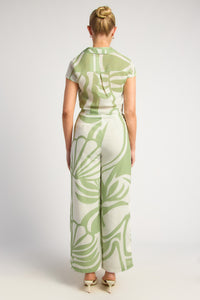 Chapel Top & Pants Set - Sage