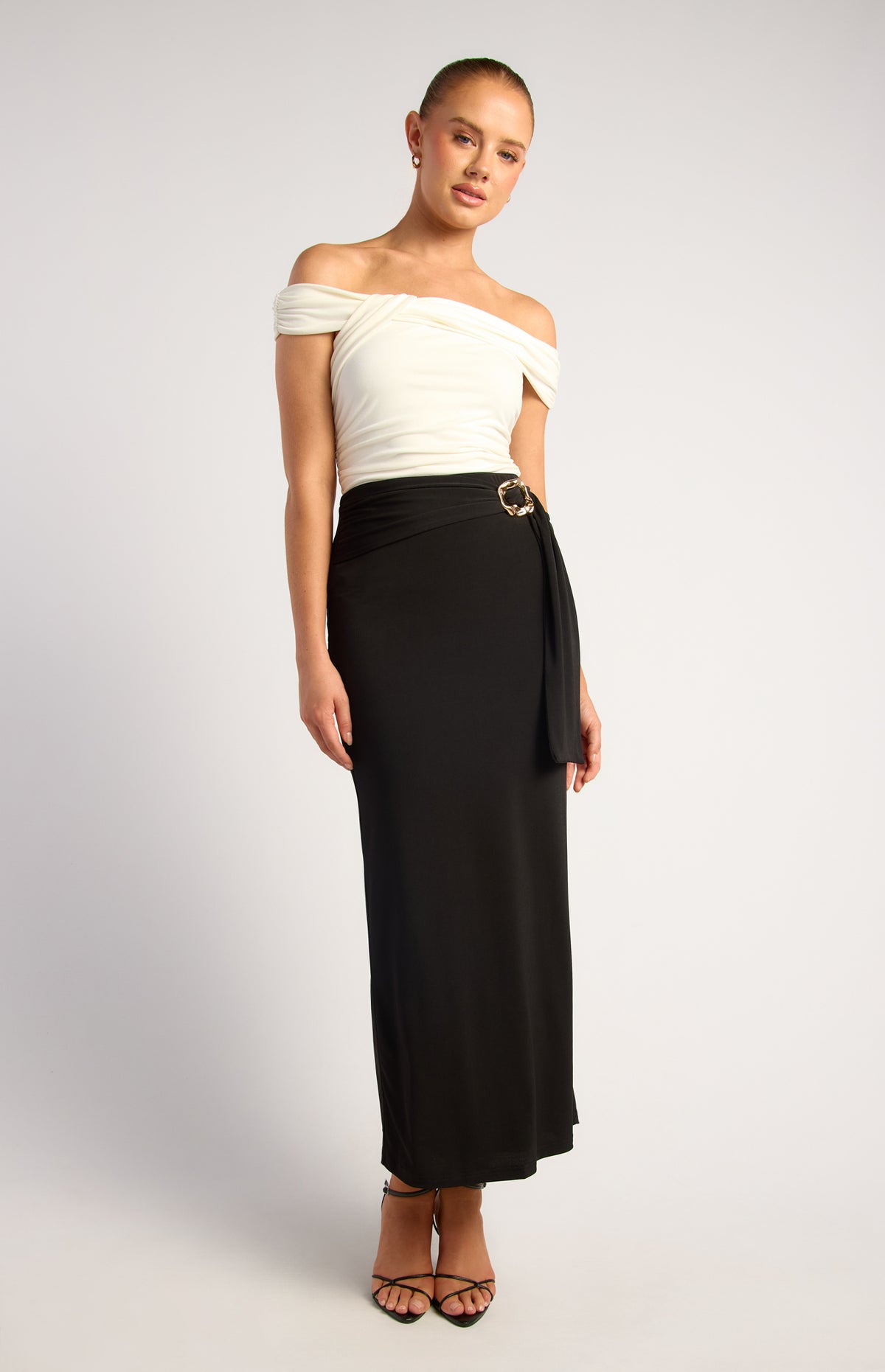 Caleb Maxi Skirt - Black