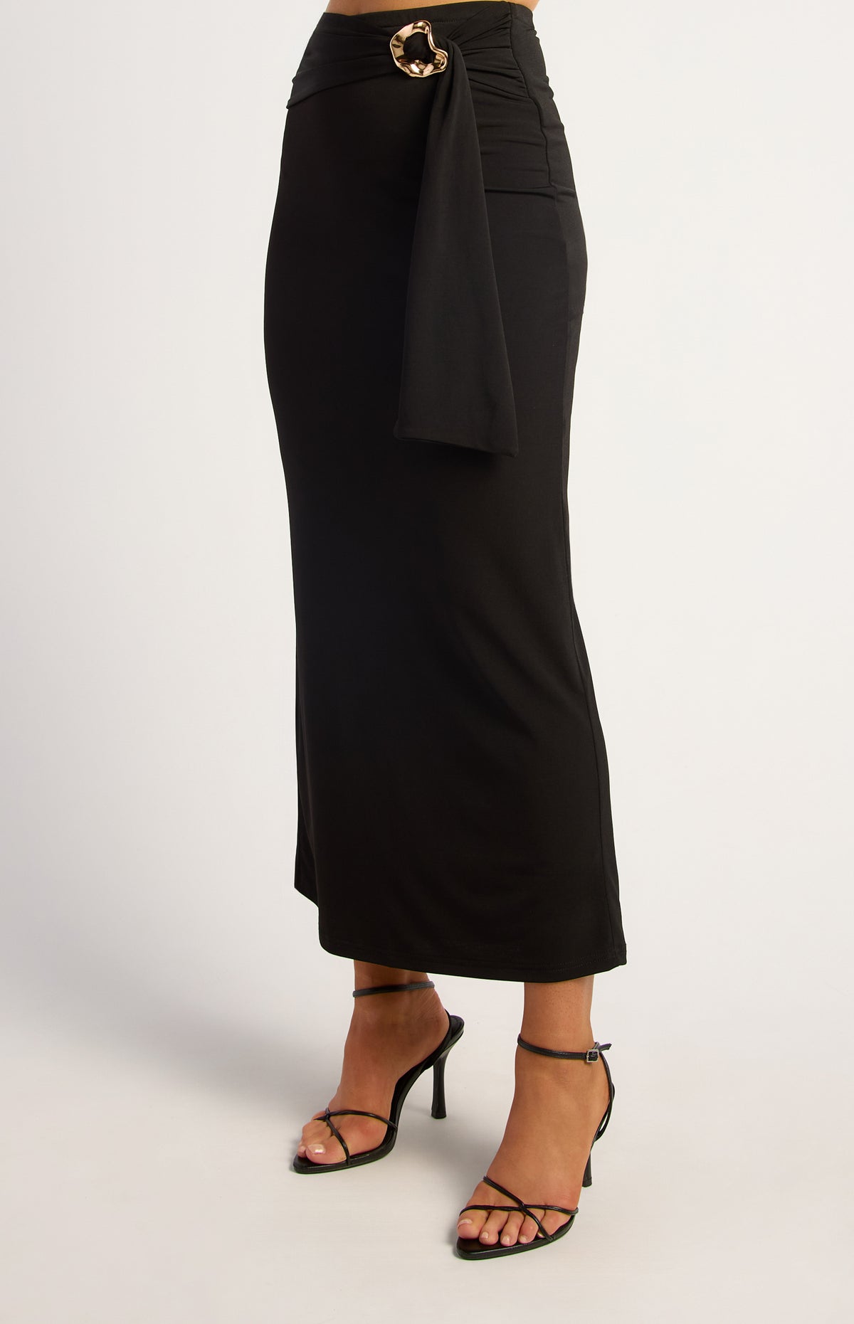 Caleb Maxi Skirt - Black