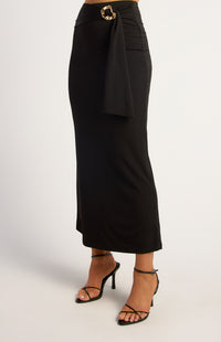 Caleb Maxi Skirt - Black