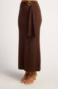 Caleb Maxi Skirt - Espresso