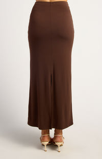 Caleb Maxi Skirt - Espresso