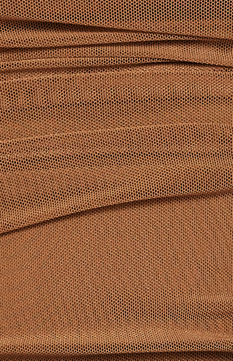 Geneva Long Sleeve Top - Brown