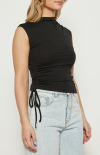 Nixi Sleeveless Top - Black