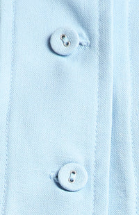 Beckie Button-up Vest - Blue