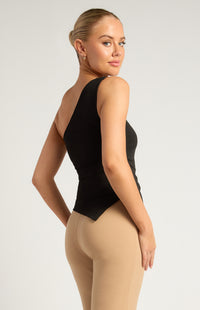 Gisela Off-Shoulder Top - Black