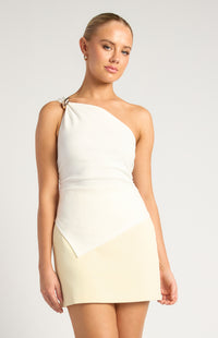 Gisela Off-Shoulder Top - White