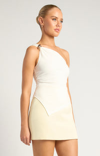 Gisela Off-Shoulder Top - White