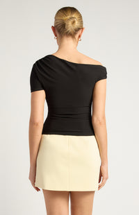 Alina Off-Shoulder Top - Black
