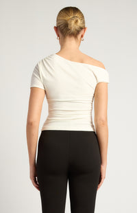 Alina Off-Shoulder Top - White
