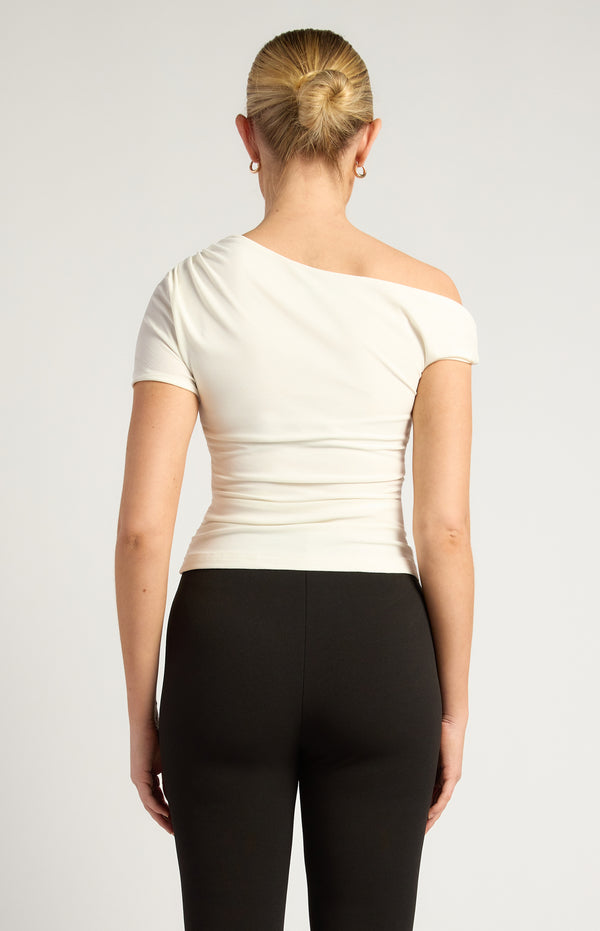 Alina Off-Shoulder Top - White