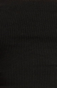 Jerry One Shoulder Mesh Top - Black