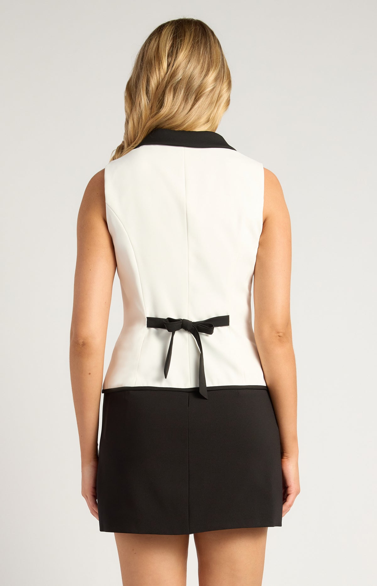 Raelynn Vest Top - White