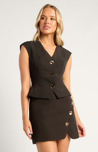 Adeline Vest - Black