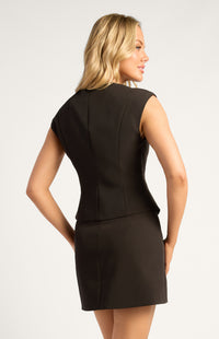 Adeline Vest - Black