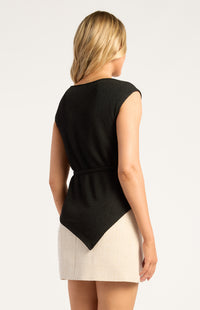 Simmons Short Sleeve Top - Black