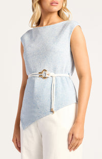 Simmons Short Sleeve Top - Blue