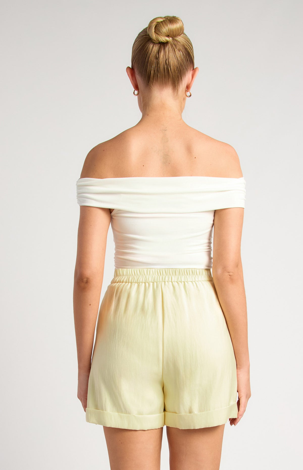 Lawson Off-Shoulder Bodysuit - White