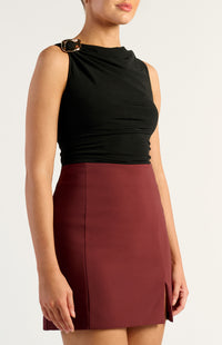 Emari Jersey Top - Black